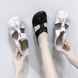 Shirred Mary Jane Shoes
