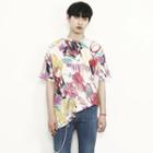 Multicolor Patterned Boxy-fit T-shirt