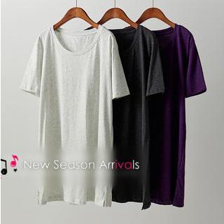 Plain Long T-shirt