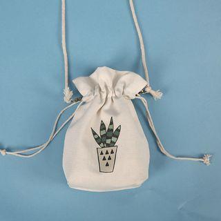 Fruit Print Bucket Bag