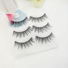 Set Of 3 Pairs: False Eyelashes As Shown In Figure - One Size