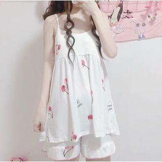 Set: Cherry Camisole Top + Shorts