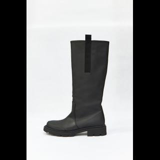 Plain Long Cowboy Rain Boots