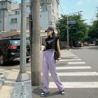 Two-way High-waist Sweatpants