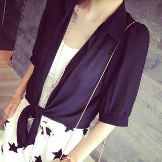 Chiffon Short-sleeve Light Jacket