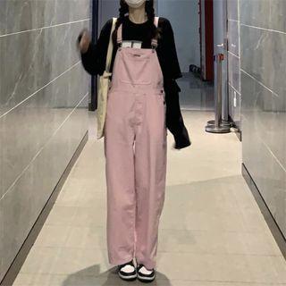 Striped Corduroy Jumper Pants
