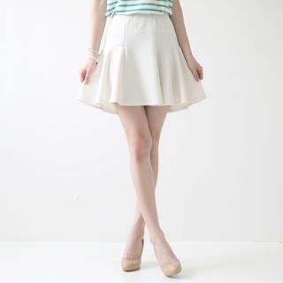 Band-waist A-line Skirt