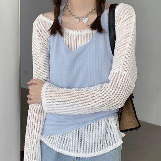 Pointelle Knit Top / Camisole Top