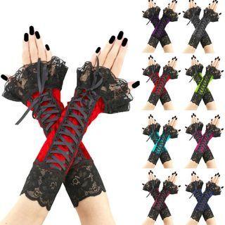 Lace Party Fingerless Gloves