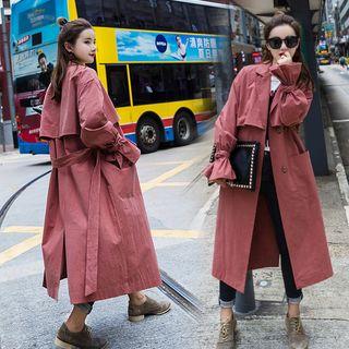 Waist-tied Trench Coat