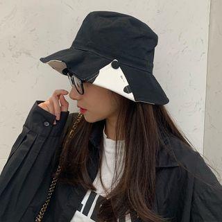 Milk Cow Print Reversible Bucket Hat