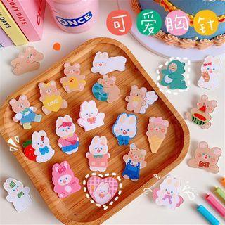 Animal Acrylic Brooch (various Designs)