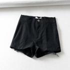 Lace-up High-waist Hot Pants