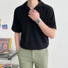 Colored Plain Polo Shirt
