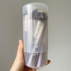 Plastic Transparent Makeup Brush Case Transparent - One Size