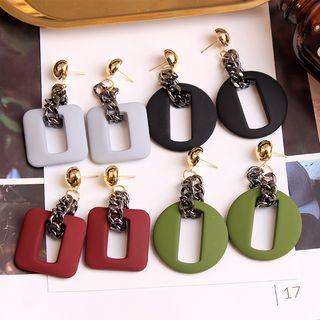 Chained Hoop Earring