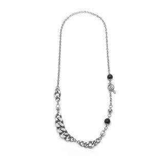 Chunky Chain Rhinestone Stainless Steel Necklace