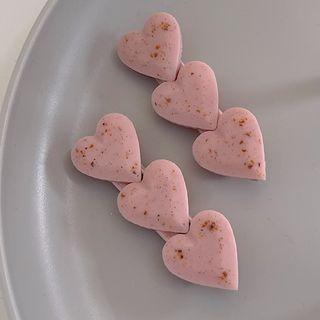 Heart Resin Hair Clip