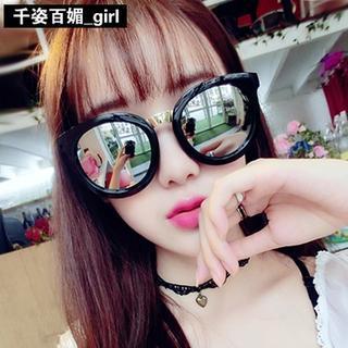 Oversize Mirrored Sunglasses