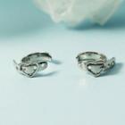 Belt Alloy Cuff Earring 1 Pair - Silver - One Size