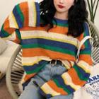 Striped Sweater Stripe - Multicolor - One Size