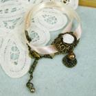Vintage Rose Ribbon Bracelet