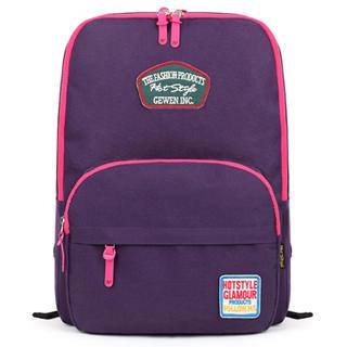 Contrast-zip Appliqué Nylon Backpack