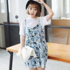 Printed Jumper Skirt