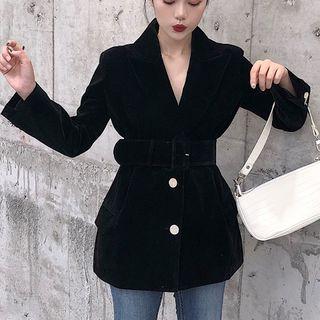 Button-up Oversized Blazer