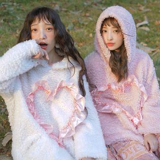 Heart Fleece Hoodie