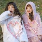 Heart Fleece Hoodie