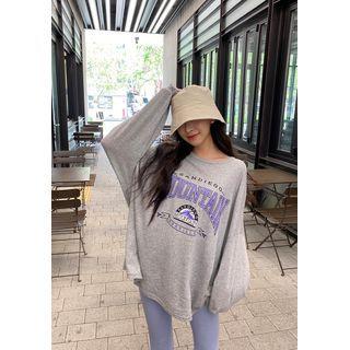 Oversize Summer Varsity Sweatshirt