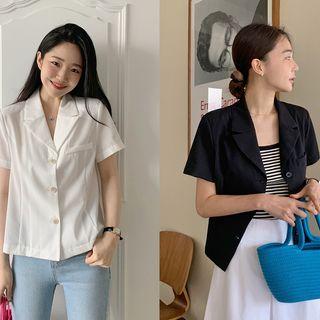 3-button Sheer Summer Blazer
