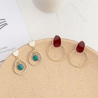 Retro Hoop Dangle Earring (various Designs)