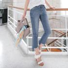 High-low-cuffed Boot Cut Jeans