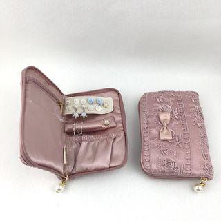 Embroidered Accessories Zip Pouch