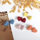 Heart Yarn Earring