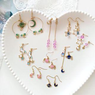 Alloy / Bead Dangle Earring (various Designs)