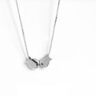 925 Sterling Silver Fish Pendant Necklace Necklace - One Size