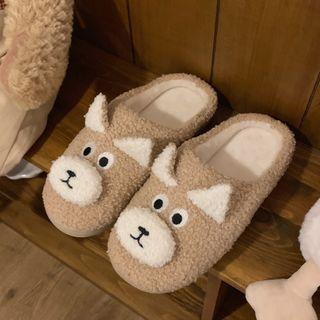 Bear Fleece Slippers
