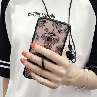 Wedding Dress Print Mobile Case With Ring - Iphone 6/ 6s / 6 Plus/ 6s Plus
