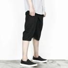 Band-waist Harem Shorts