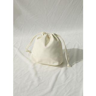 Drawstring Cross Bag Ivory - One Size
