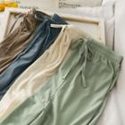 High-waist Light Knit Wide Pants