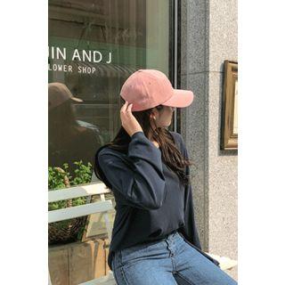 Scoop-neck Lightweight Sweatshirt