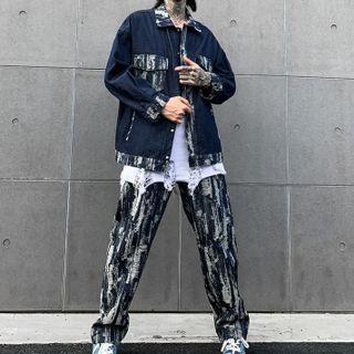 Tie Dye Denim Jacket / Jeans