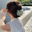 Floral Hair Claw #0451-1 - Light Green - One Size