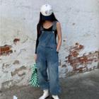 Wide-leg Jumper Jeans Denim Blue - One Size