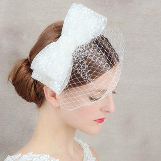 Lace Bow Hair Clamp