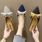 Pointy Woven Mules